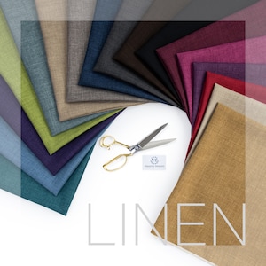 Haaris Imaan Linen Look Upholstery Fabric by the metre for Sofa, Chairs, Headboards, Cushions
