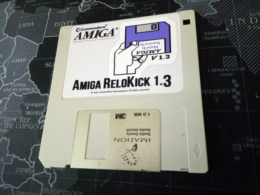 Amiga Relokick 1.3 Degrader Kickstart 1.3 Kick 1.3 Disk. Use Old Games on A1200 Etsy