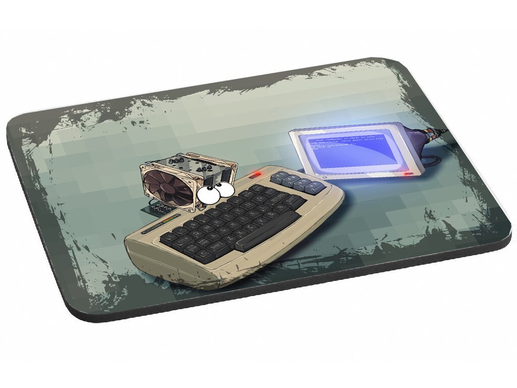 Classic Commodore Caricature Gaming Mouse Mat Classic Commodore Caricature Gaming Mouse Mat