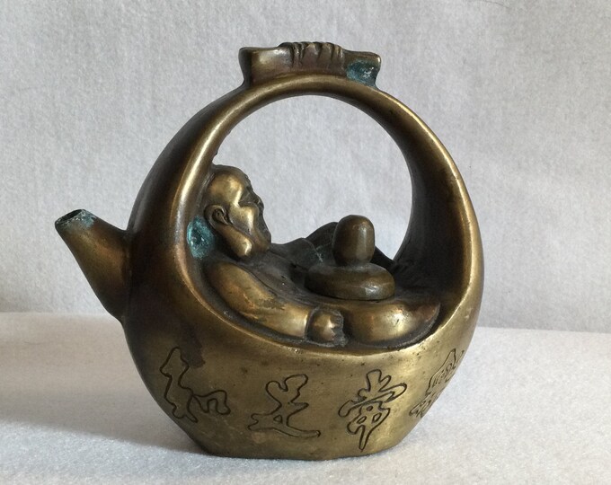 Chinese Yixing Buddha Clay Decorative Teapot Etsy