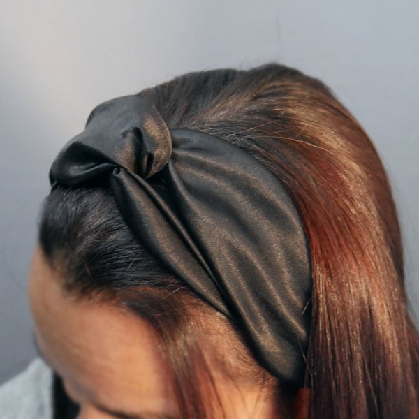 Bandeau à cheveux en satin