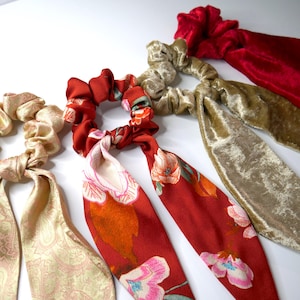 Long Ribbon Bow Scrunchie, Foulchie