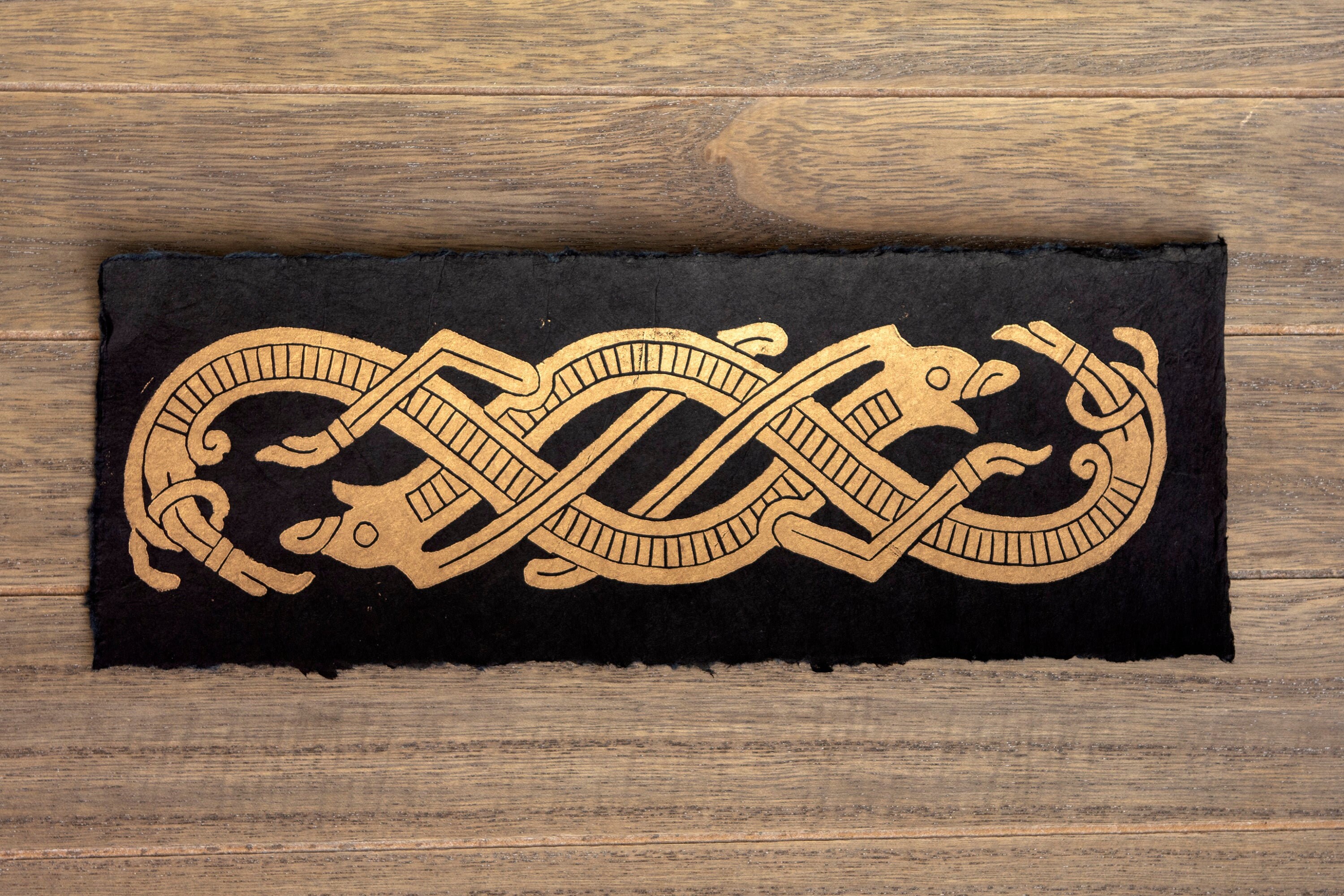 Viking Art Viking Decor Viking Wall Art Jelling Style Etsy Singapore