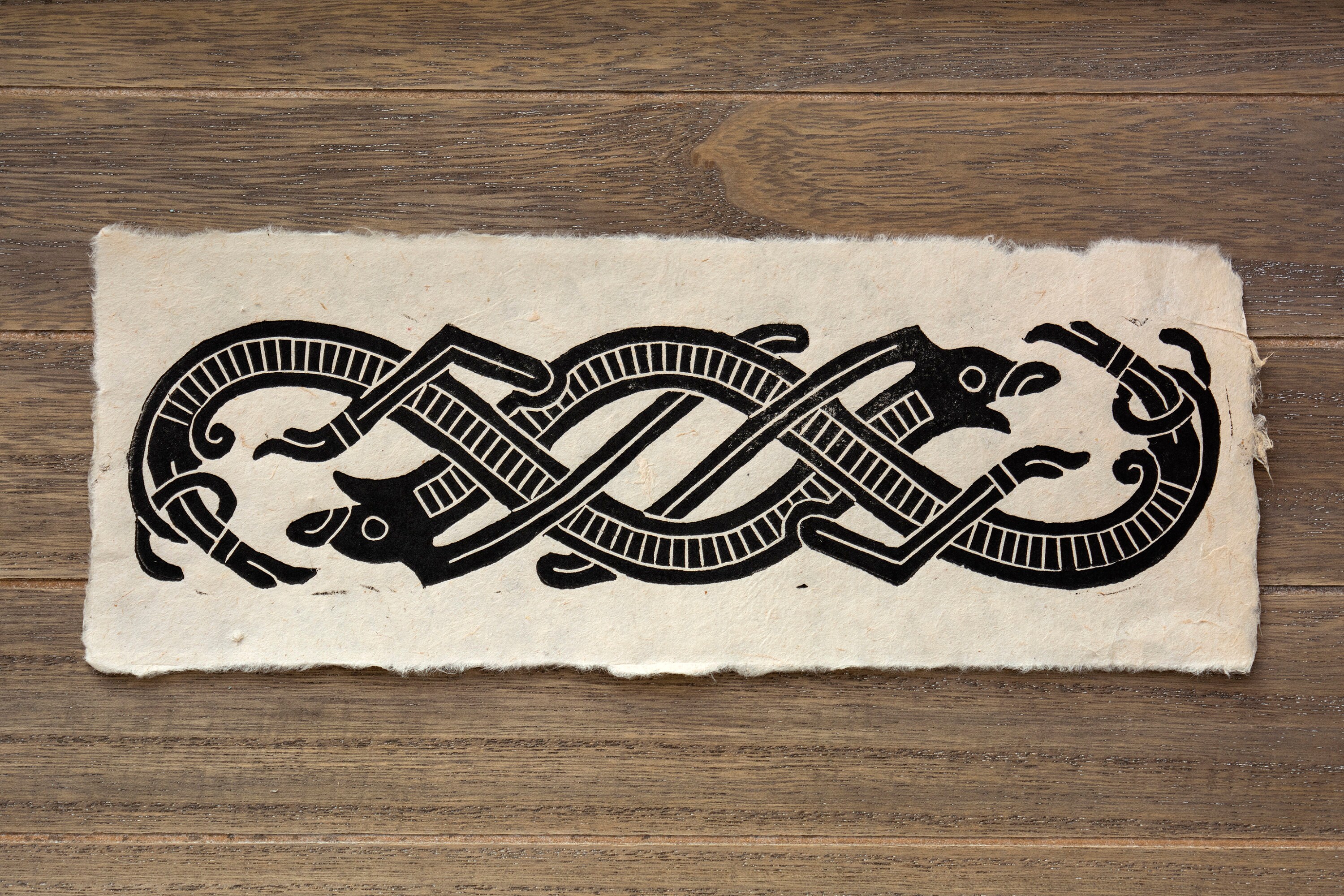 Viking Art Viking Decor Viking Wall Art Jelling Style Etsy Singapore