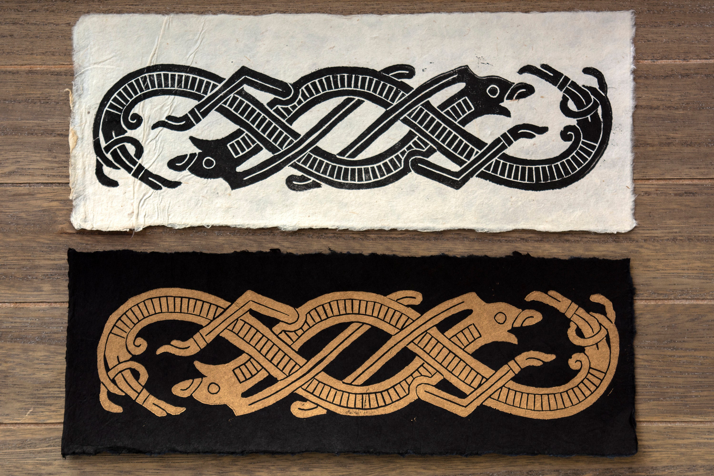 Viking Art Viking Decor Viking Wall Art Jelling Style Etsy Singapore