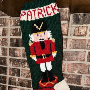Nutcracker Stocking       DIGITAL PATTERN ONLY