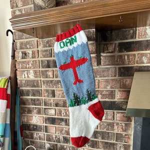 Plane Stocking                                          DIGITAL PATTERN ONLY