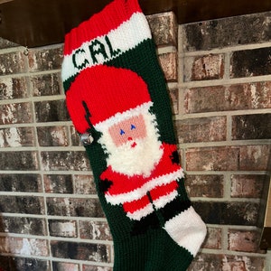 Santa Claus Stocking            DIGITAL PATTERN ONLY