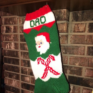Vintage Santa Stocking                      DIGITAL PATTERN ONLY