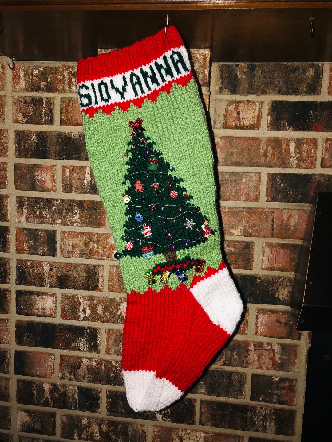 Christmas Tree Stocking DIGITAL PATTERN ONLY - Etsy