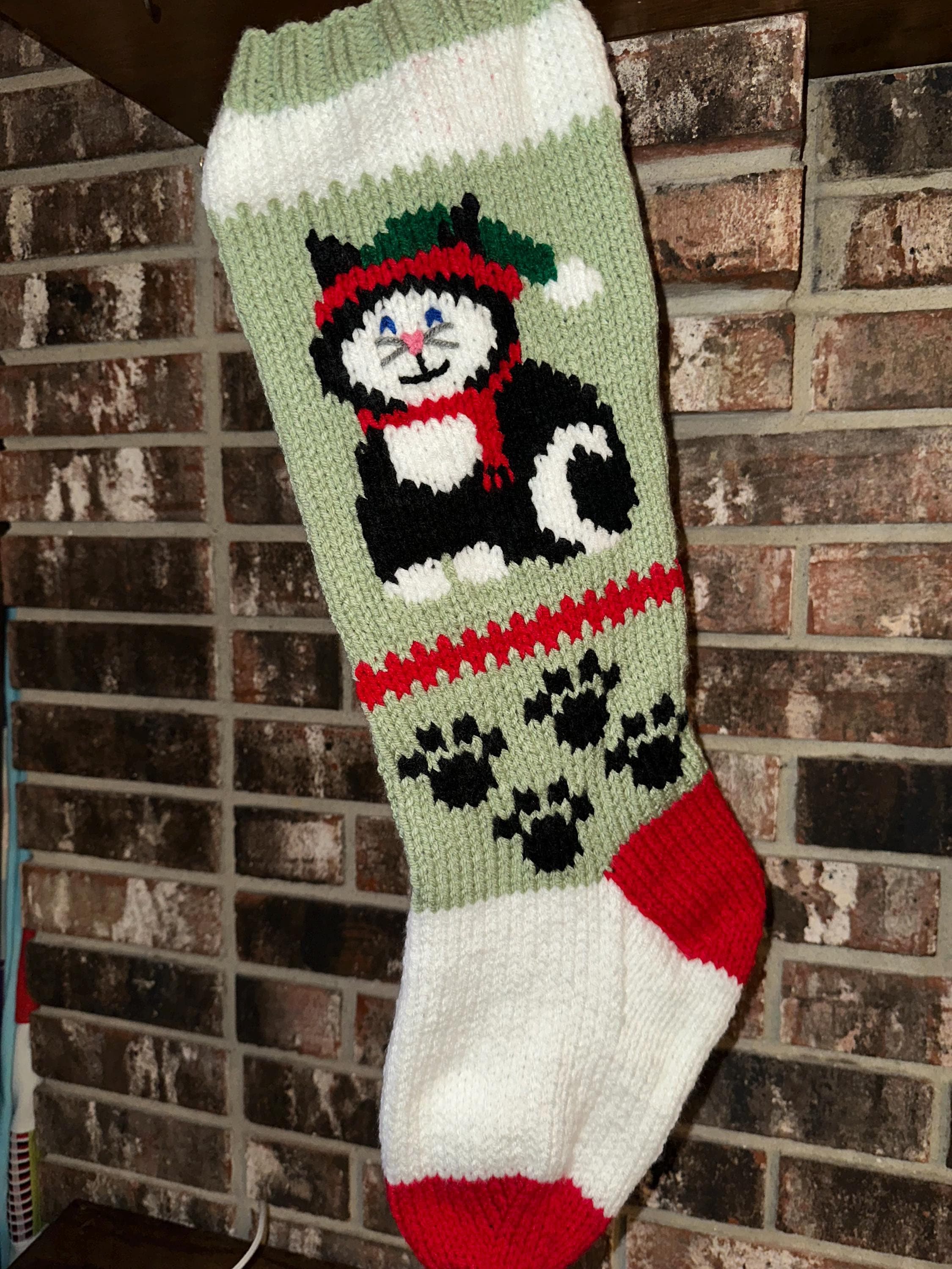 Black Cat Stocking DIGITAL PATTERN ONLY - Etsy