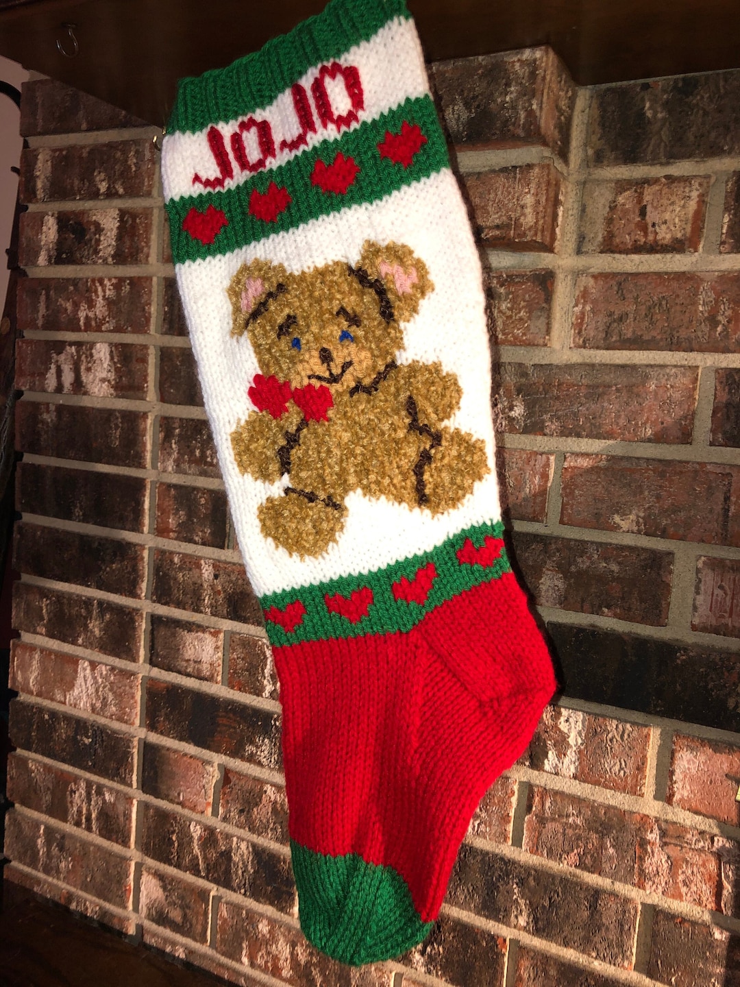 Teddy Bear Stocking DIGITAL PATTERN ONLY - Etsy