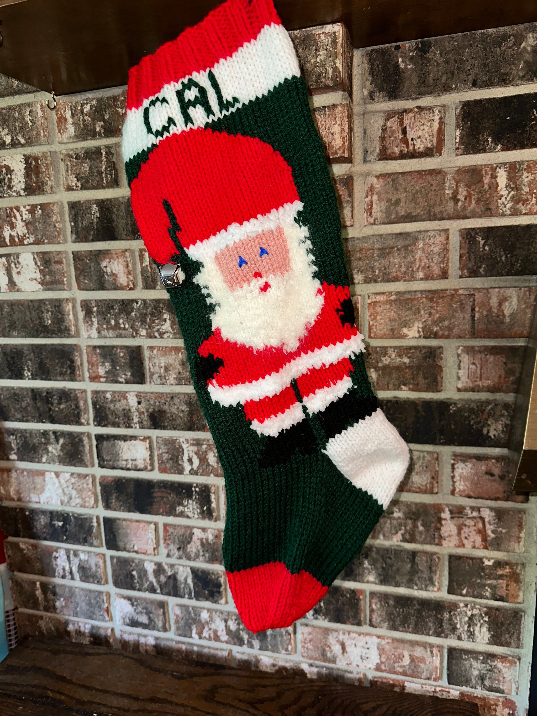 Chaussette du Père Noël MOTIF NUMÉRIQUE UNIQUEMENT