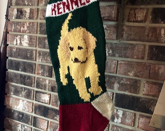 Dog Christmas Stocking                              DIGITAL PATTERN  ONLY