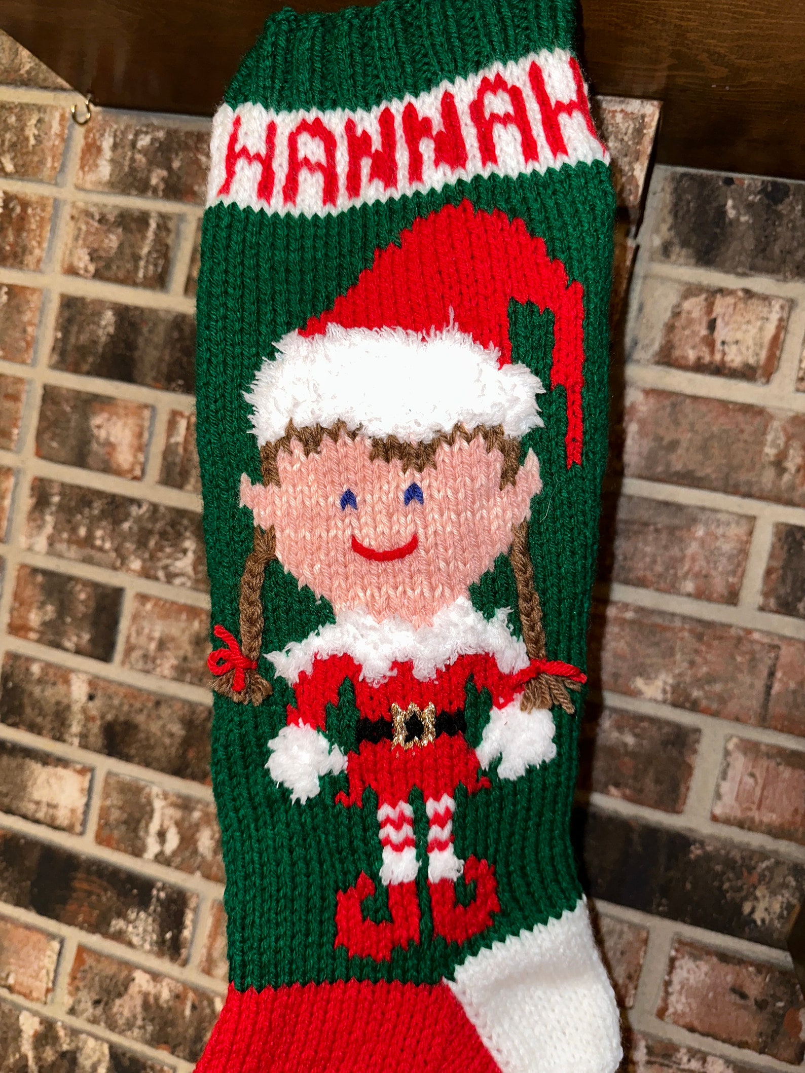Elf Girl Stocking DIGITAL PATTERN ONLY - Etsy