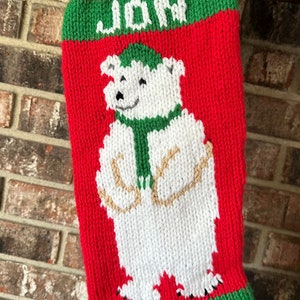 Polar Bear Stocking DIGITAL PATTERN ONLY - Etsy