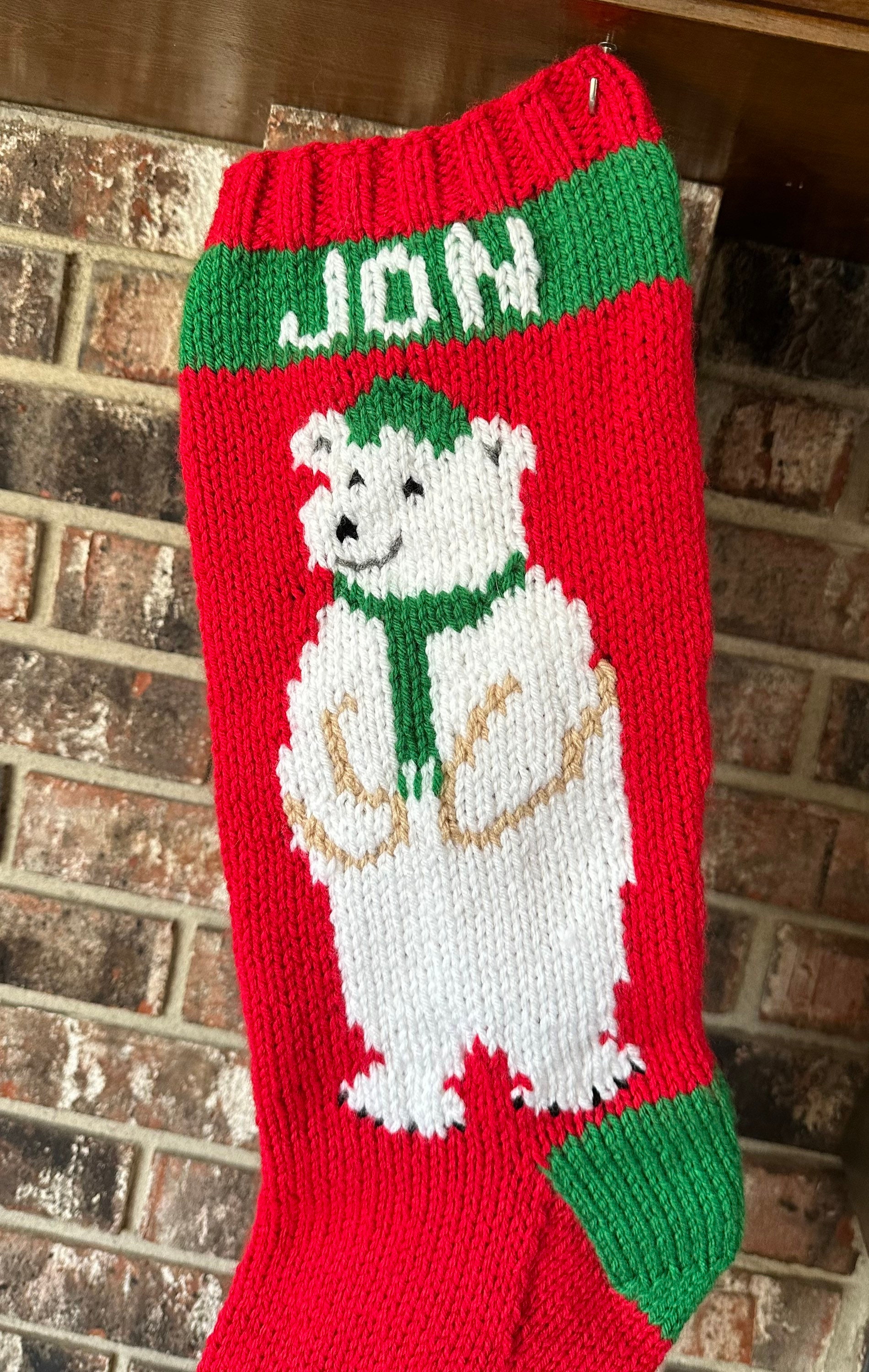 Polar Bear Stocking DIGITAL PATTERN ONLY - Etsy