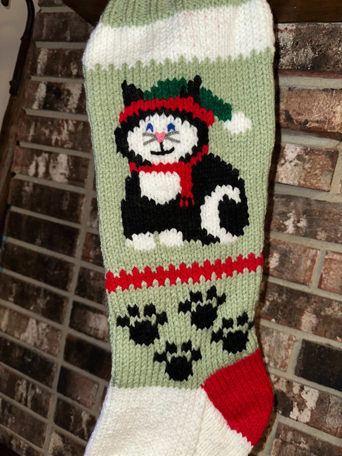 Black Cat Stocking DIGITAL PATTERN ONLY - Etsy