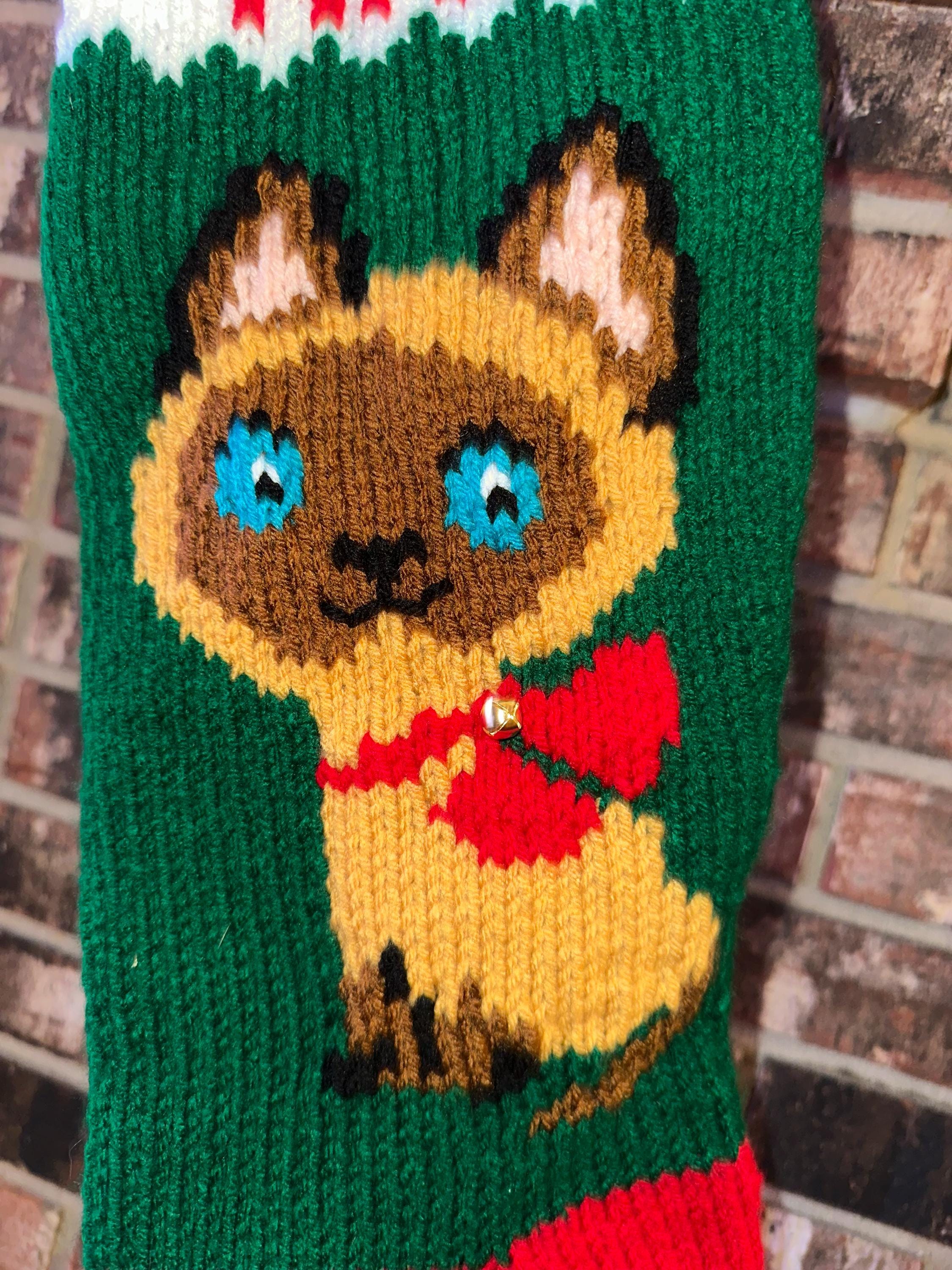 Siamese Cat Stocking Digital Pattern Only - Etsy