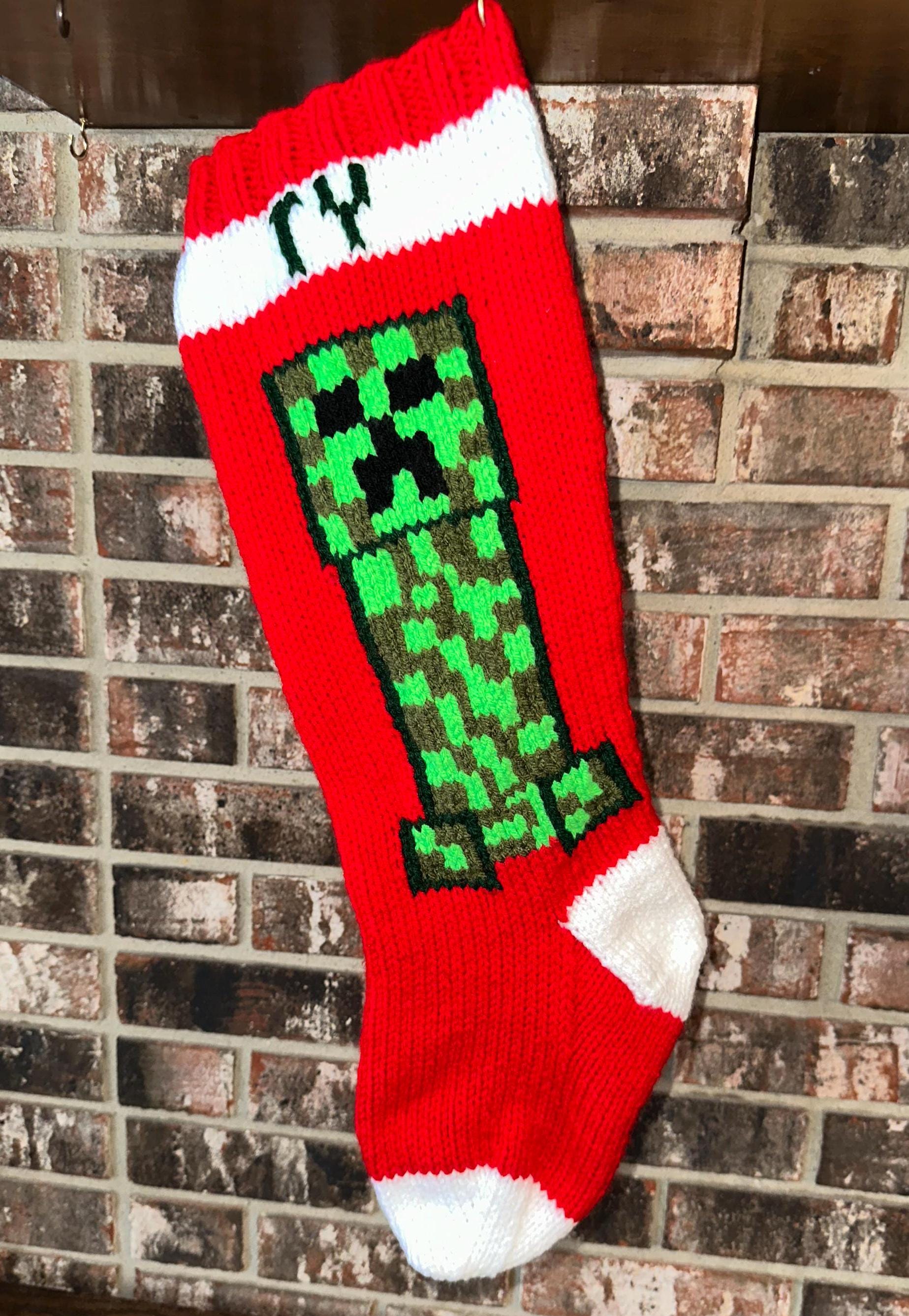 Minecraft Stocking DIGITAL PATTERN ONLY - Etsy