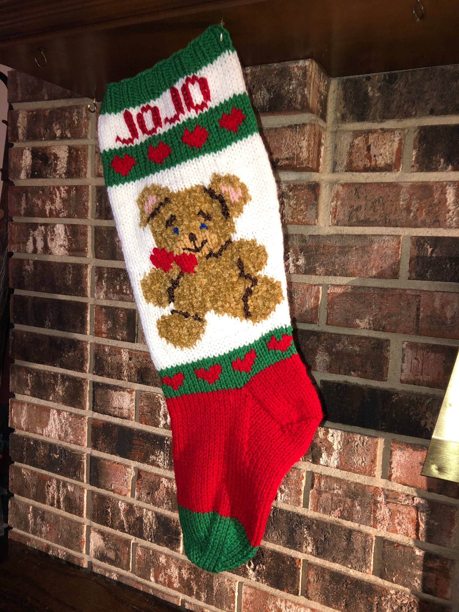 Teddy Bear Stocking DIGITAL PATTERN ONLY - Etsy