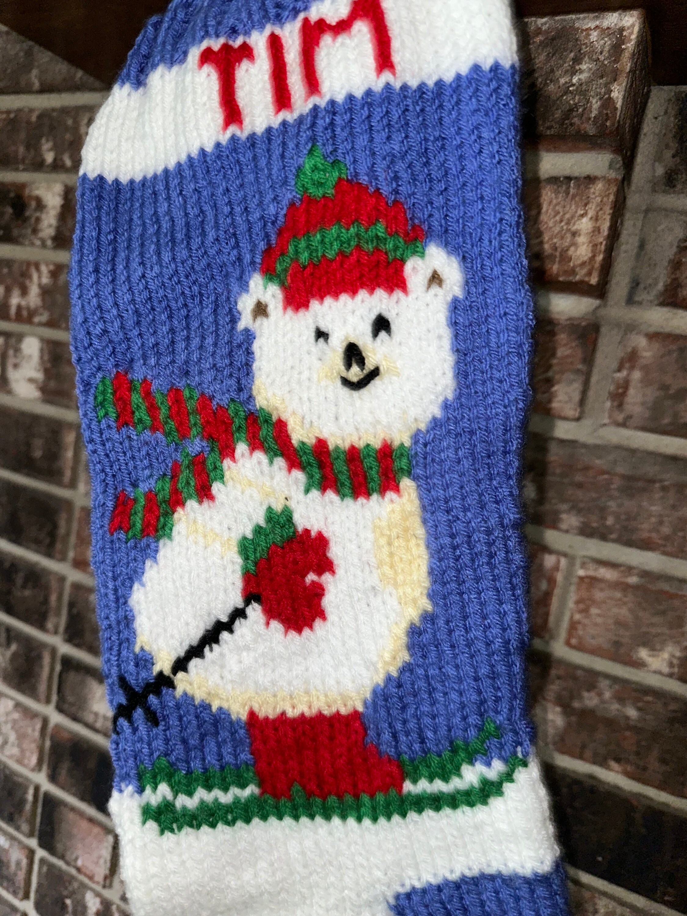 Polar Bear Stocking DIGITAL PATTERN ONLY - Etsy