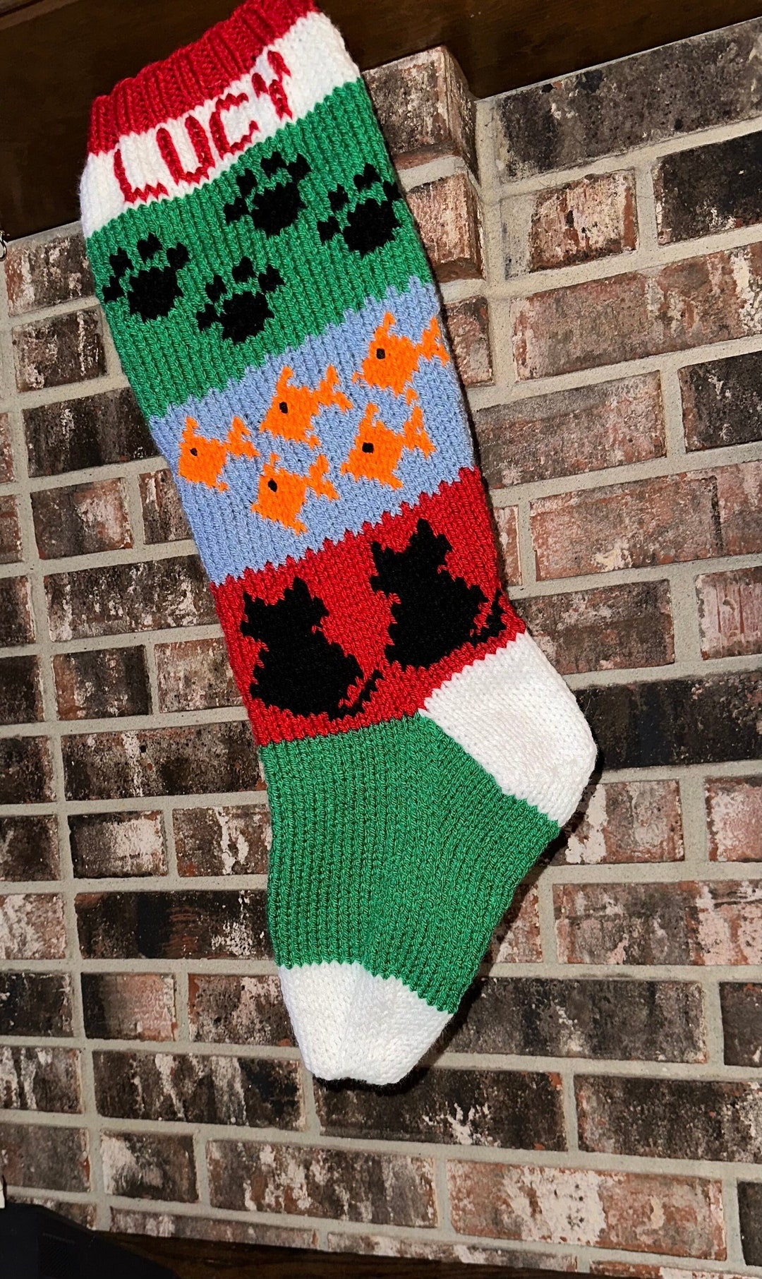 Cat Stocking DIGITAL PATTERN ONLY - Etsy