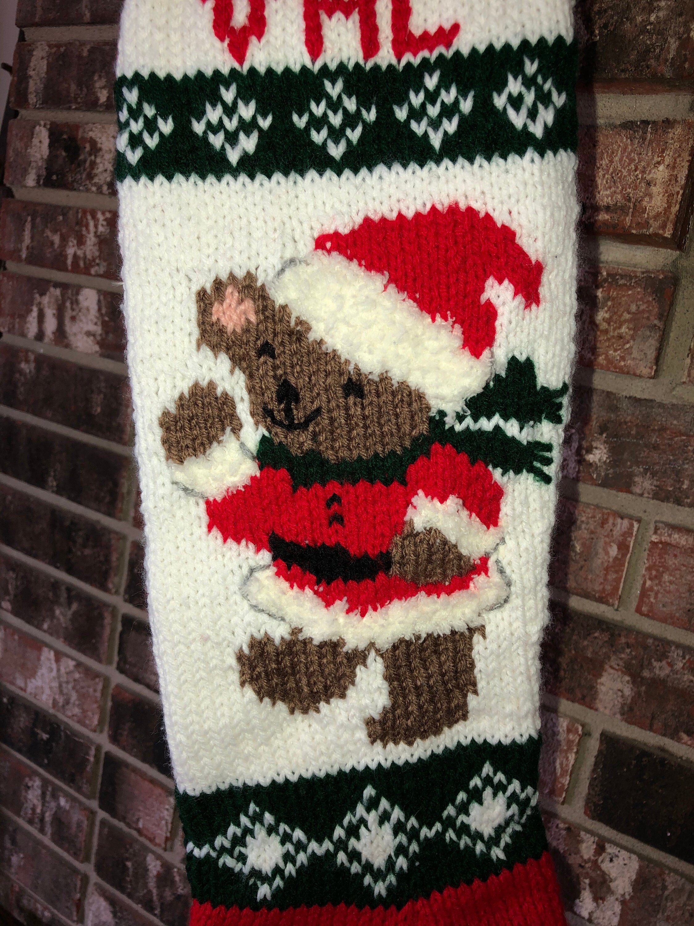 Teddy Bear Stocking DIGITAL PATTERN ONLY - Etsy