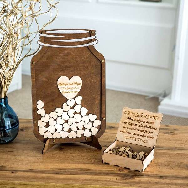 Mason Jar Guest Book Etsy