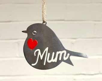 Mum Mini Steel Robin - Red Heart Collection