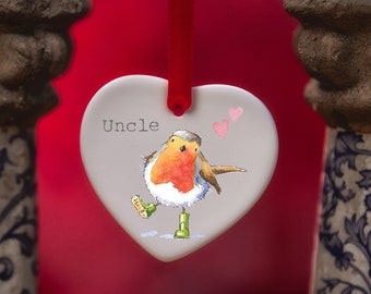 Uncle Robin Ceramic Heart