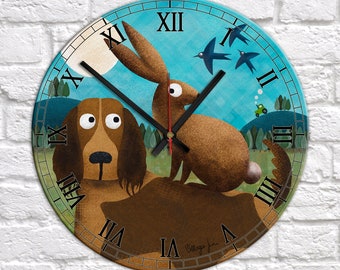 Springer Spaniel - Dog Art Clock