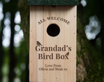 Vogelhuisje opa gepersonaliseerd