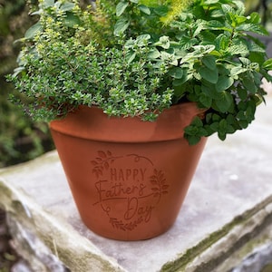 Happy Father&#39;s Day Plant Pot