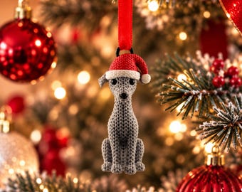 Decoración colgante con forma de whippet