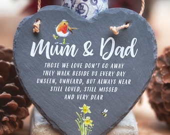 Mum & Dad Slate Heart