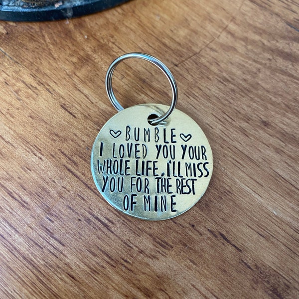 I Loved You Your Whole Life - Memorial Keyring