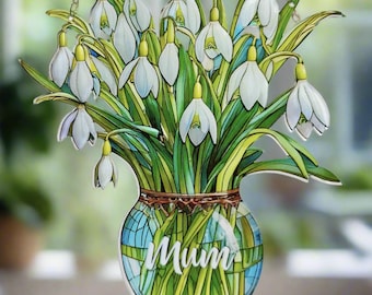 セントバーナード ステンドグラス風サンキャッチャー - Etsy 日本