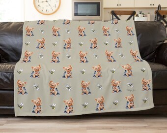 Yorkshire Terrier and Bee Throw