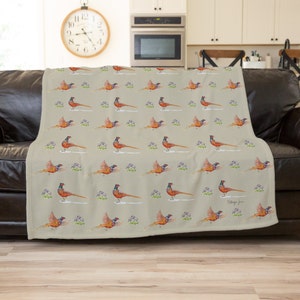 Pheasant Pattern Throw