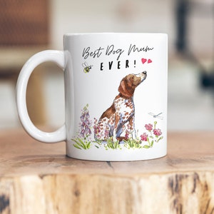 Tasse en céramique de pointeur allemand à poil court Best Dog Mum