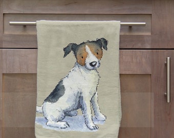 Jack Russell Tea Towel