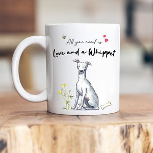 Love and a Whippet Ceramic Mug