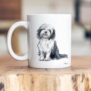 Bearded Collie Ceramic Mug