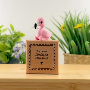 You Are Flocking Fabulous - Tiny Little Gifts - Florence the Flamingo