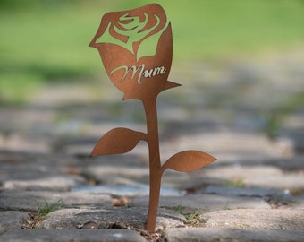 Mum Rose - Rustic Garden Sculpture