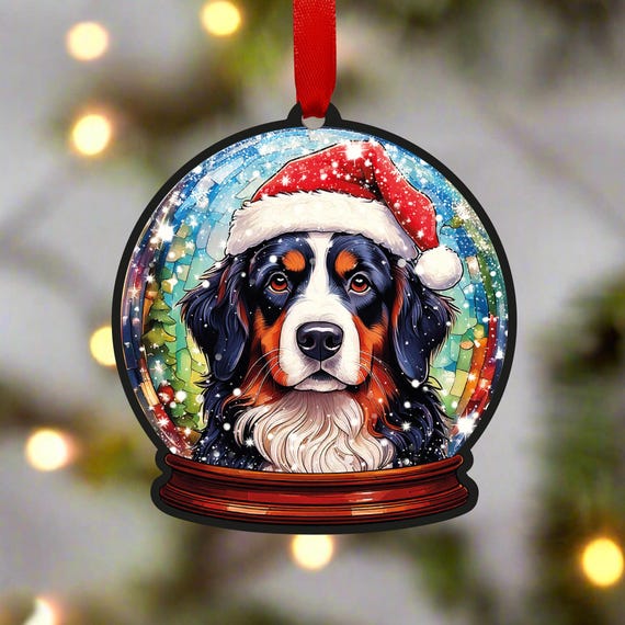 Décoration De Noël Personnalisée En Forme De Chien, Montagne