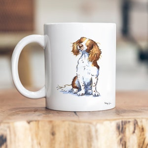 Springer Brown & White Ceramic Mug