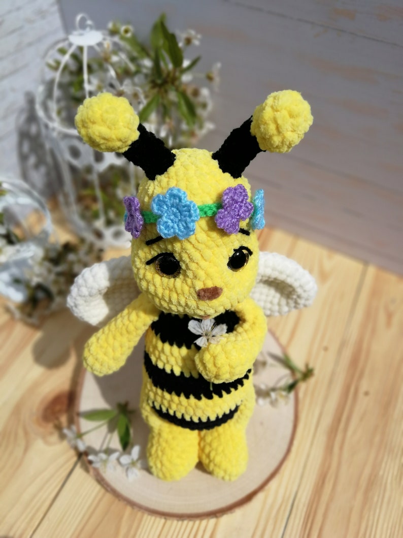 PATTERN: Bee Crochet bee pattern amigurumi bee pattern crocheted baby bee pattern, Crochet Cute Bee Plush Pattern image 4