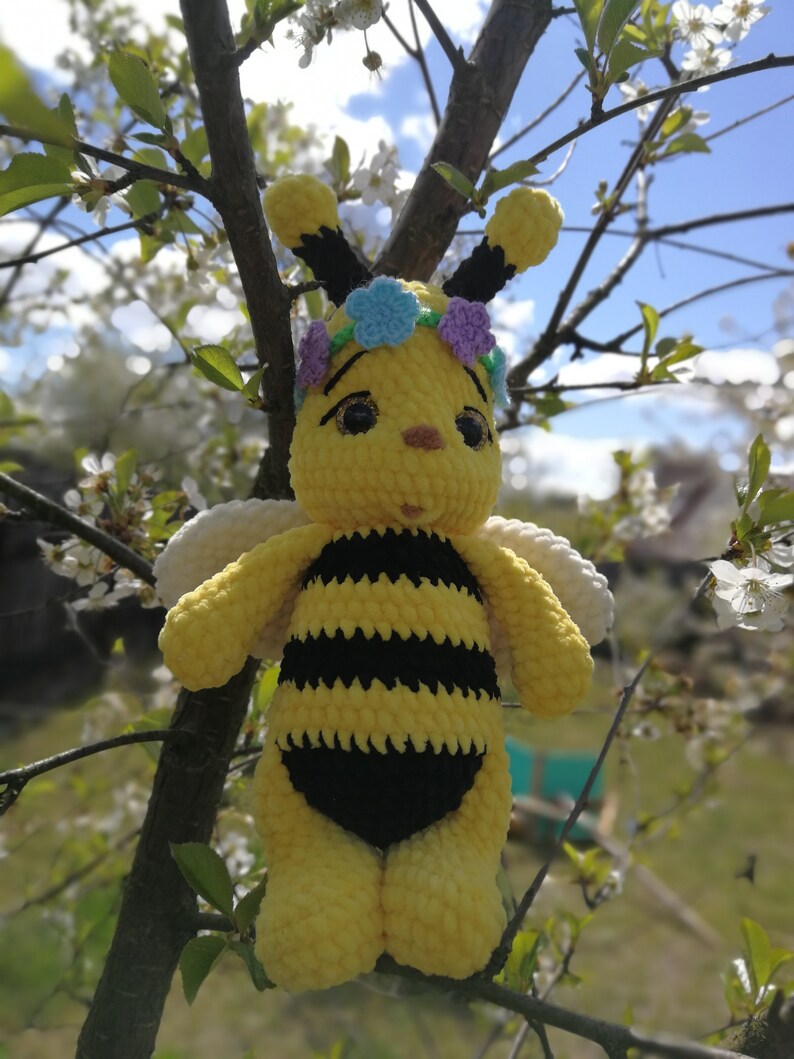 PATTERN: Bee Crochet bee pattern amigurumi bee pattern crocheted baby bee pattern, Crochet Cute Bee Plush Pattern image 10